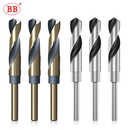 BB Twist Drill Bit 1/2 Inch HSS M2 M35 Cobalt Metal Steel Hole Making Tool CNC Drilling 12mm Shank 12~35mm