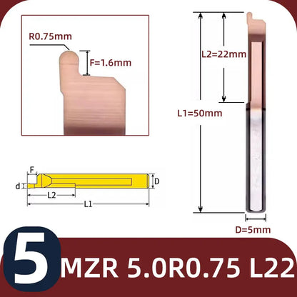 BB MZR Grooving Cutter