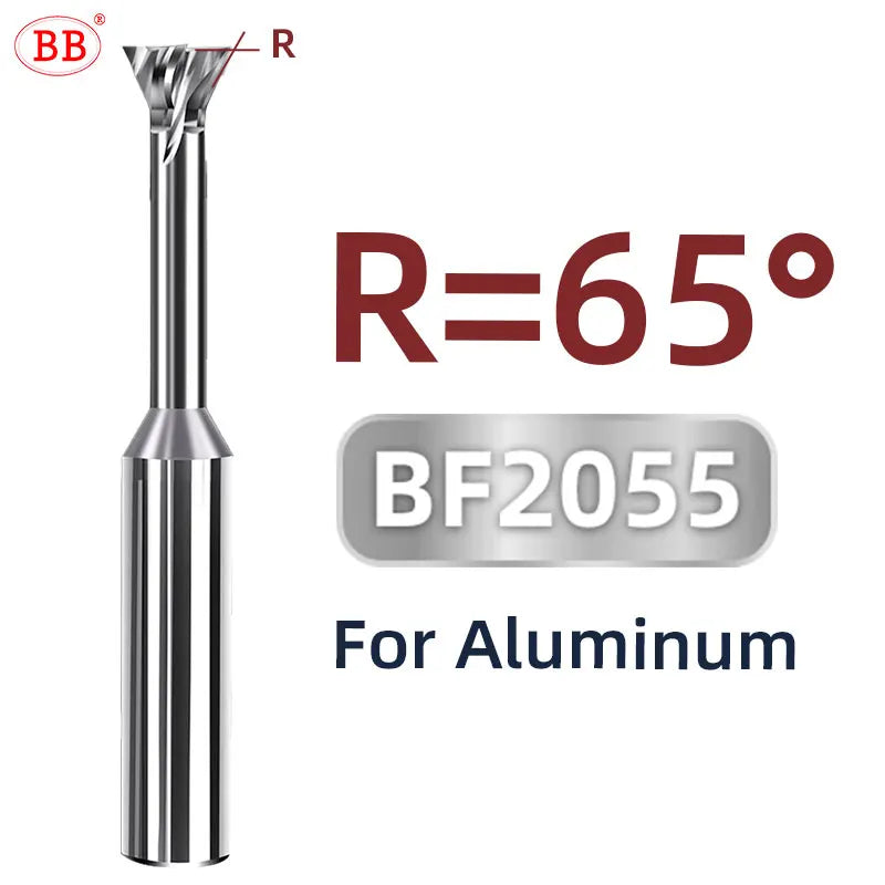 BB Spiral Dovetail Mill Cutter Carbide Slot Cutting Tool 30/35/40/45/50/55/60/65/70/75/80/85 Degree 4 Flute Diameter 1mm-20mm