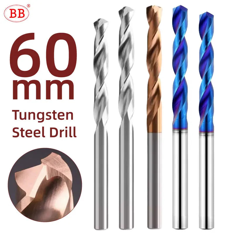 BB Carbide Drill (1.0~6.0mm)  L=60mm  BL2060