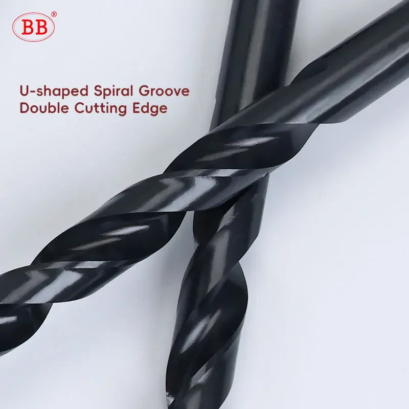 BB HSS Twist Drill Bit M2 Black Oxide Hole Making for Metal Wood PVC Aluminum Diameter 1mm-14mm