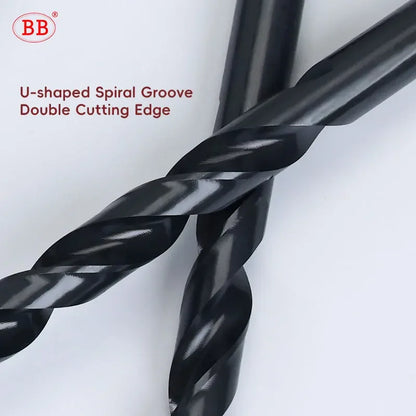 BB HSS Twist Drill Bit M2 Black Oxide Hole Making for Metal Wood PVC Aluminum Diameter 1mm-14mm