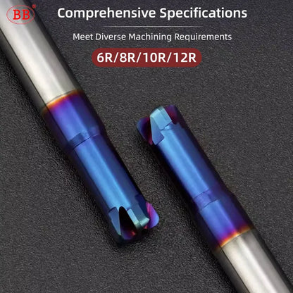 BB Corner Radius End Mill Short Cutting Carbide BL2060 for Steel Iron