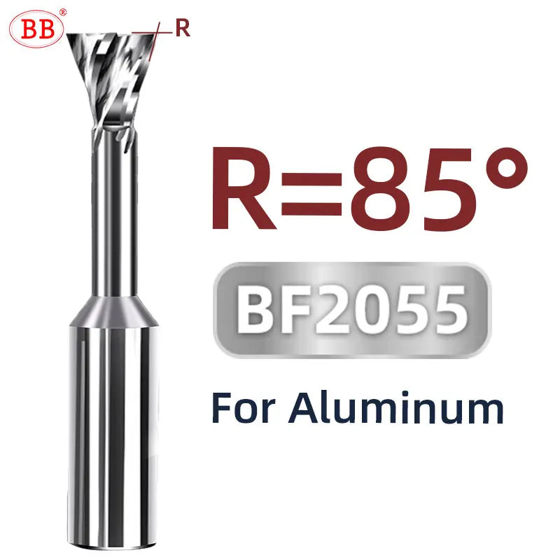 BB Spiral Dovetail Mill Cutter Carbide Slot Cutting Tool 30/35/40/45/50/55/60/65/70/75/80/85 Degree 4 Flute Diameter 1mm-20mm