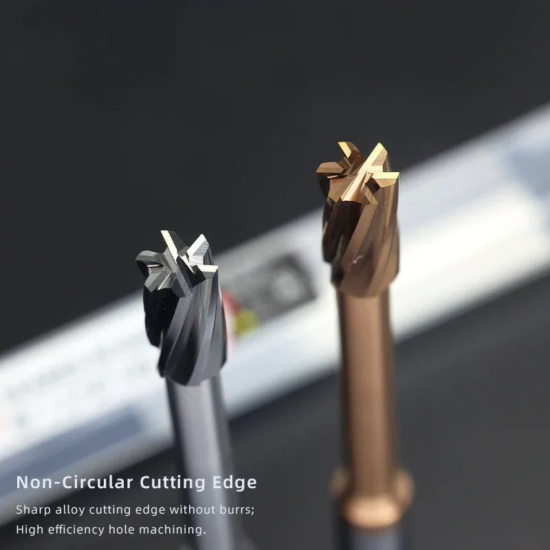 BB Reamer Carbide for Blind Hole Coated Spiral Flute External Cooling Efficiency Small Hole Making Aluminum Steel Metal 4mm-12mm