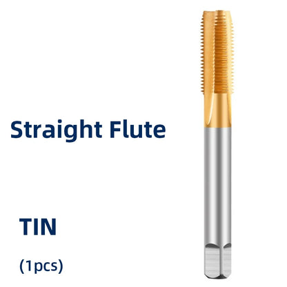 BB Inch Threading Tap HSS CO Spiral Straight Flute Fluteless UNC UNF TiN Coated Cobalt Machine Metal CNC Tool