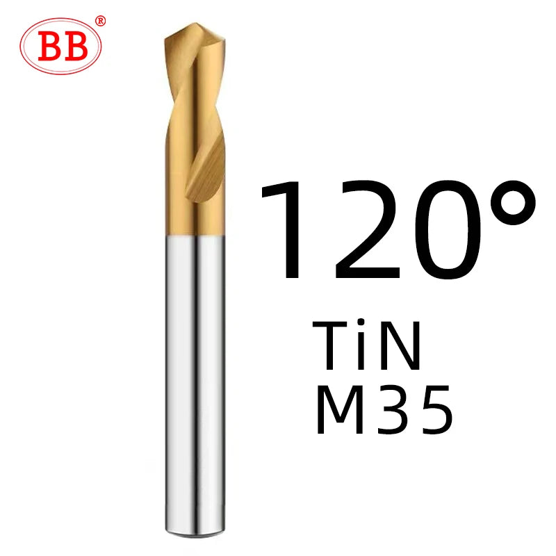 BB Spot Drill HSS Co Cobalt NC Center Bit 60 90 120 Degree Location Prepare Guide Pilot Hole CNC Machine Tool M35 M42 1-20mm