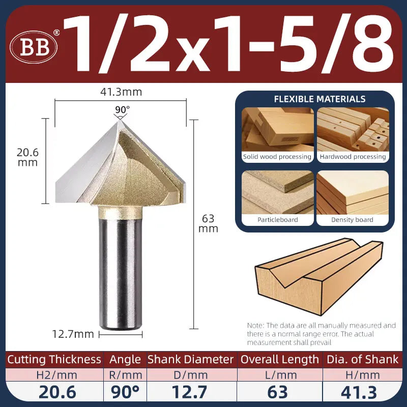 BB V Groove Slot Cutter Woodworking