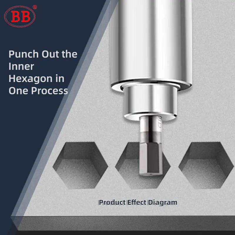 BB Rotary Broach Hexagon -HSS-PM