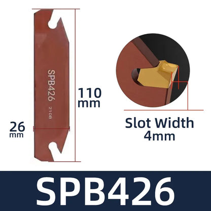 BB SPB Grooving Turning Tool External SPB326 Cutting Holder SP200 SP300 Carbide Insert CNC