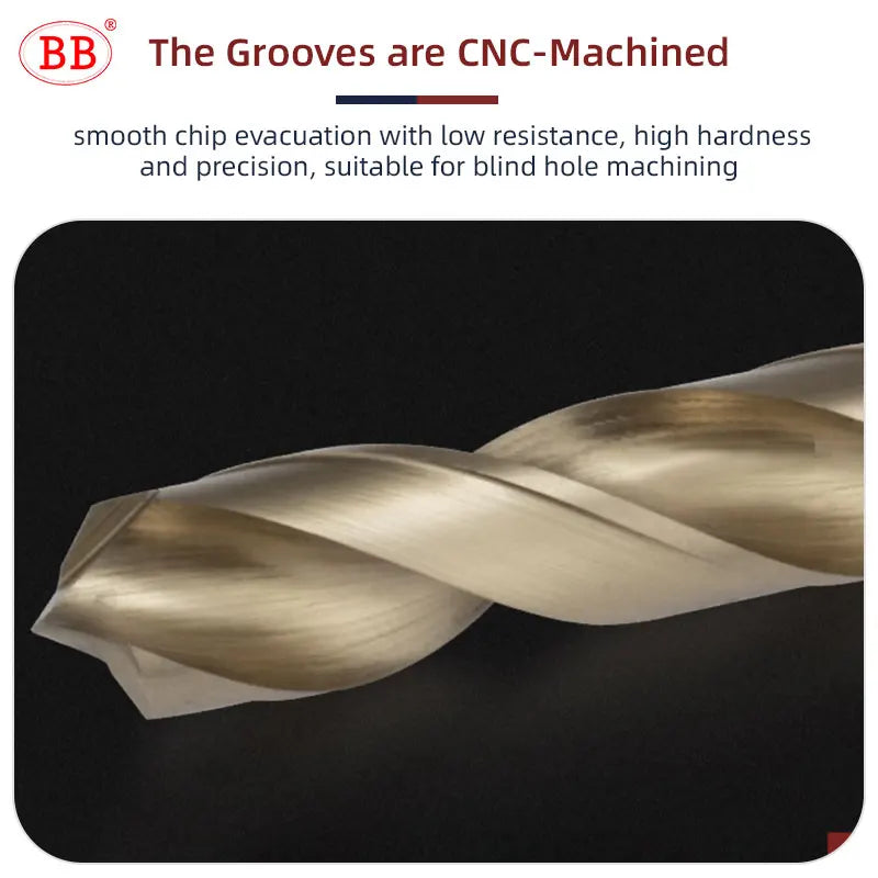 BB Drill Bit CNC HSS-PM Cobalt Drilling Tool Powder Metallurgy Superalloy High Performance for Metal Steel SUS Stainless Steel