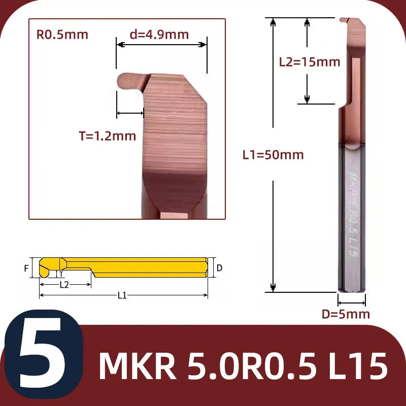 BB MKR Grooving Cutter