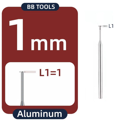 BB Extend Carbide T Slot Milling Cutter Long Neck End Mill CNC Groove Machining Tool for Metal Aluminum Steel 3mm-20mm