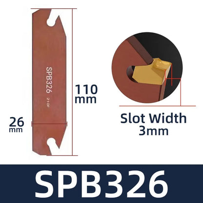 BB SPB Grooving Turning Tool External SPB326 Cutting Holder SP200 SP300 Carbide Insert CNC