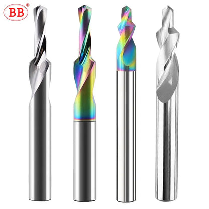 BB Step Drill 90 Degree 180 CNC Precision Solid Carbide Drilling Tools DLC Coated Screw Hole