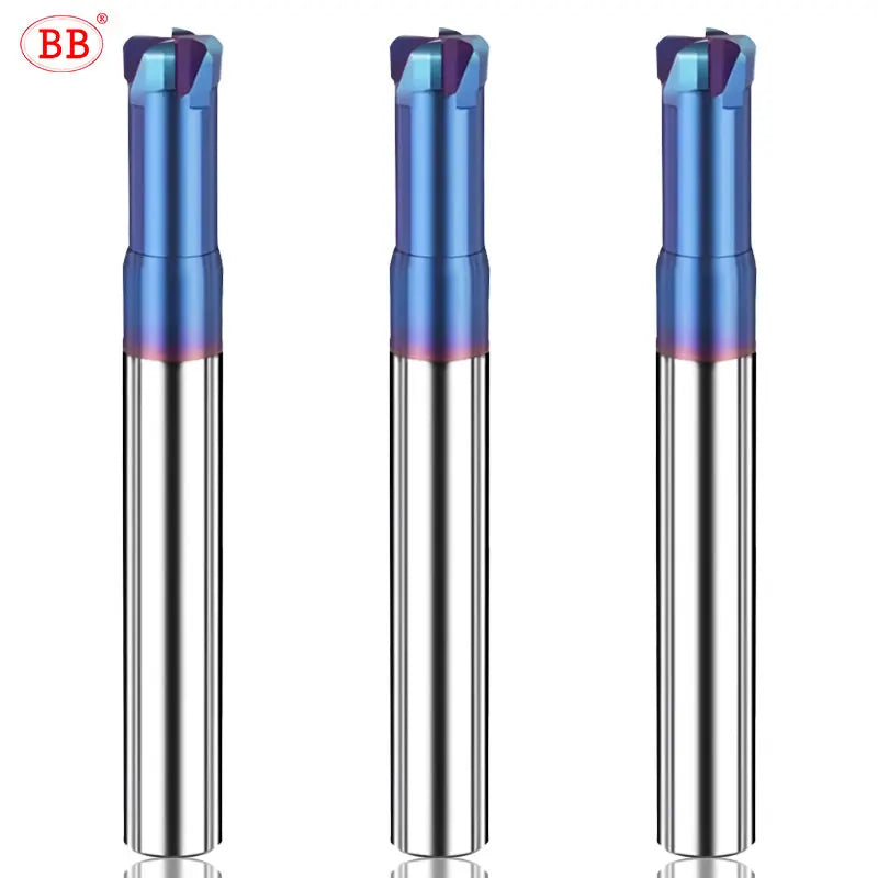 BB Corner Radius End Mill Short Cutting Carbide BL2060 for Steel Iron