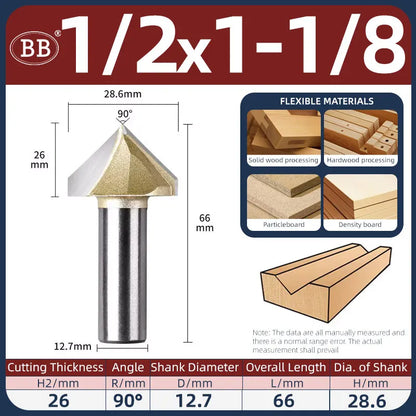 BB V Groove Slot Cutter Woodworking