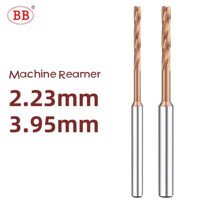 BB Carbide Drilling Tool Machine CNC Spiral Flute External Cooling Reamer PRO for Aluminum Diameter 2.23-3.95