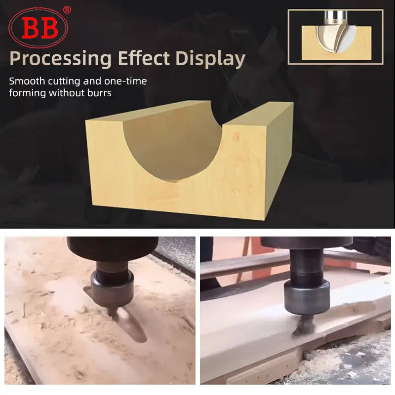 BB Half Round Router Bits