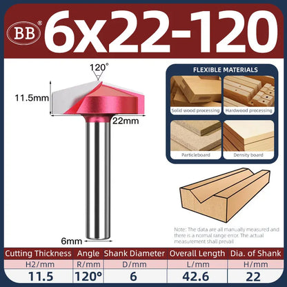 BB V Groove Slot Cutter Woodworking