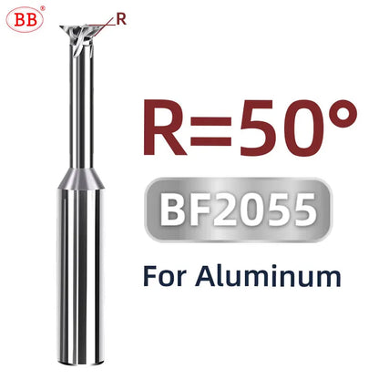 BB Spiral Dovetail Mill Cutter Carbide Slot Cutting Tool 30/35/40/45/50/55/60/65/70/75/80/85 Degree 4 Flute Diameter 1mm-20mm