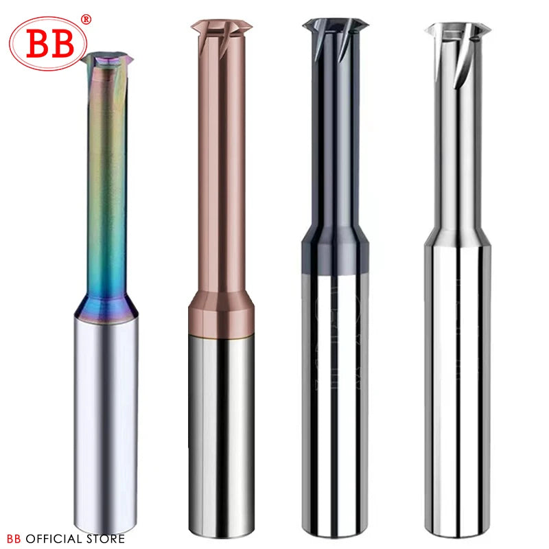BB Inch Thread Milling Cutter G W 55 Degree ACME 29 Degree 1 Tooth CNC Tungsten Steel Aluminum Threading