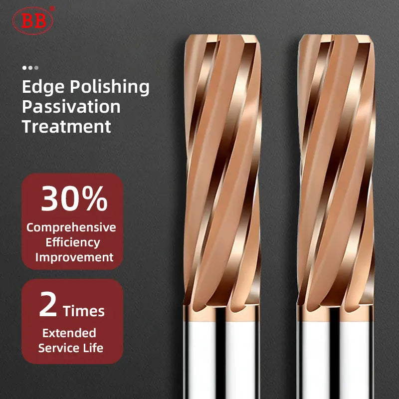 BB Reamer 9.27-10.99mm Carbide Spiral Flute Pro External Cooling Coated CNC Machine for Metal Steel BB2055