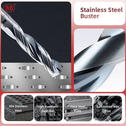 BB Pro Drill for Stainless Steel 5D Hole Making Efficiency Bit Internal Cooling