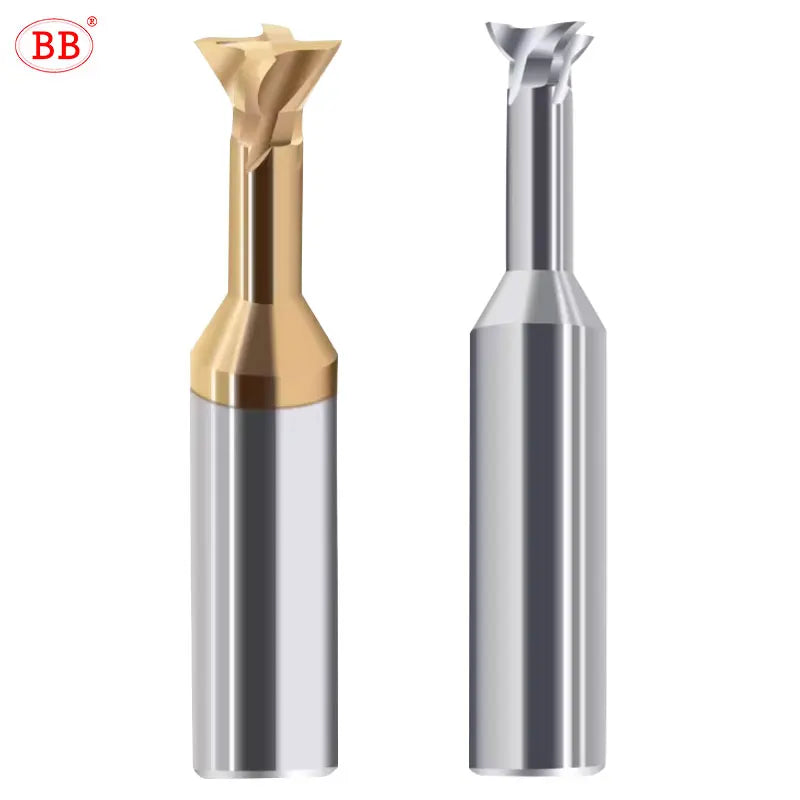 BB Spiral Dovetail Mill Cutter Carbide Slot Cutting Tool 30/35/40/45/50/55/60/65/70/75/80/85 Degree 4 Flute Diameter 1mm-20mm