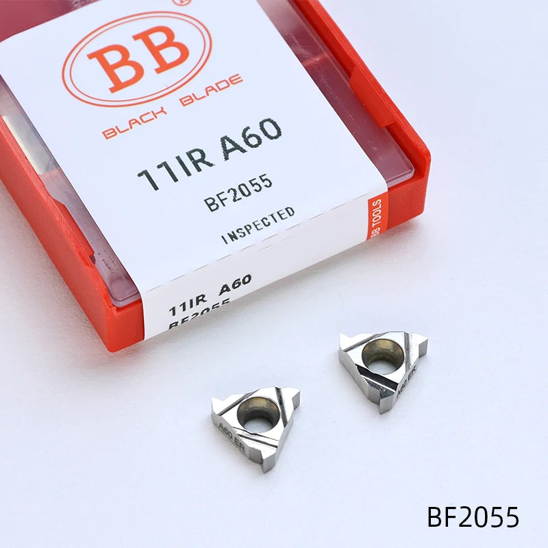 BB Carbide Threading Insert 16ER 16IR 11IR AG55 AG60 External Internal Indexable Lath Turning Cutter Steel Aluminum CBN PCD