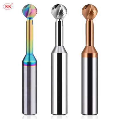 BB Ball T Shape Cutter Undercutting 3D Arc Ball Nose Tool R2 R3 R4 R5 R6 Wood Plastic Metal BC2055 BB2055