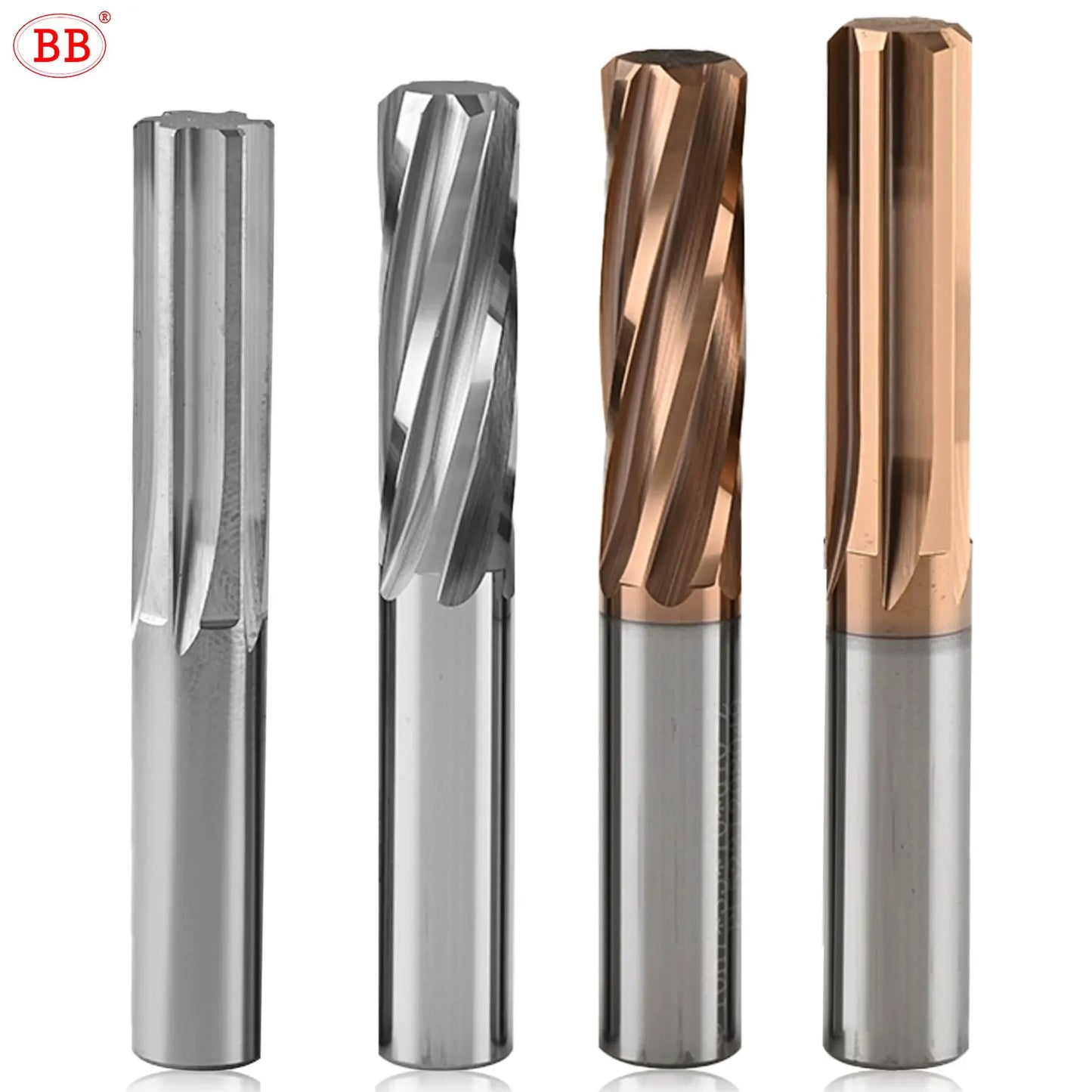 BB Drilling Reamer H8 H9 Straight and Spiral Flute for Metal Aluminum 2-20mm Tool