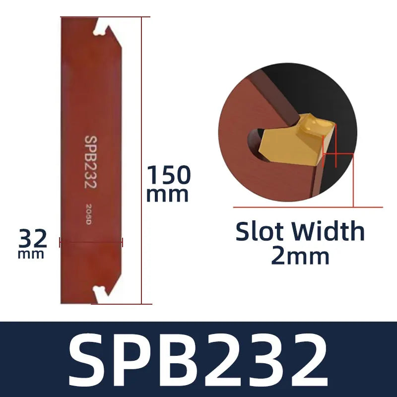 BB SPB Grooving Turning Tool External SPB326 Cutting Holder SP200 SP300 Carbide Insert CNC