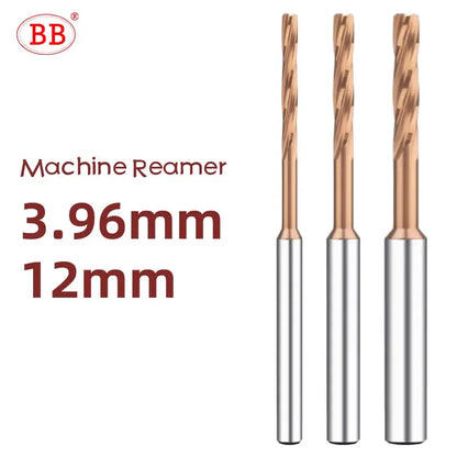 BB Reamer 4.09-5.8mm Carbide Spiral Flute Pro External Cooling Coated CNC Machine for Metal Steel BB2055