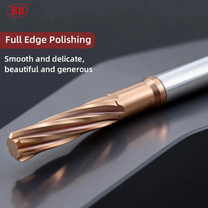 BB Reamer 11-12.1mm Carbide Spiral Flute Pro External Cooling Coated CNC Machine for Metal Steel BB2055