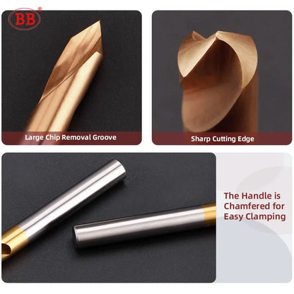BB NC Spot Drill Carbide Stub Center Bit 60 90 120 Degree 1-20mm Chamfer Location Prepare Guide Pilot Hole CNC Machine Tool