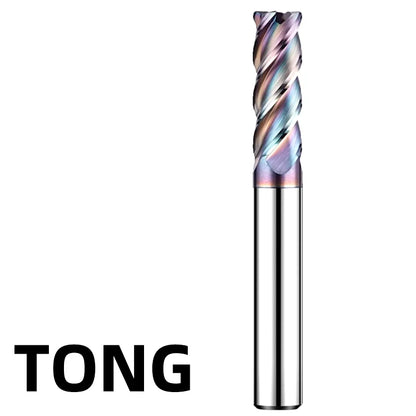 BB Flat End Mill Cutter for Copper Brass CNC Machining Tool 4F Flutes Corner Radius 1mm 4mm 6mm 8mm 10mm 12mm BC TONG Series