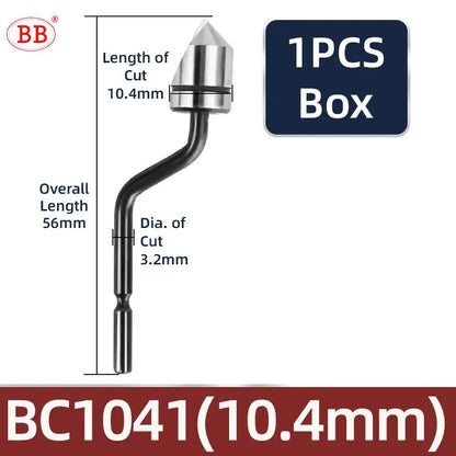 BB Deburr Tool Handle Manual HSS Deburring Metal Wood Plastic Aluminum Copper Steel Trimming Chamfer Blade BS1010