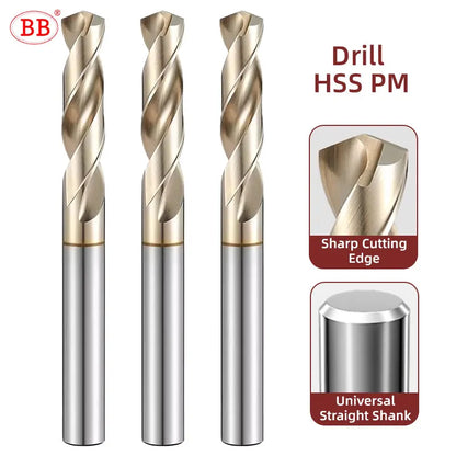 BB Drill Bit CNC HSS-PM Cobalt Drilling Tool Powder Metallurgy Superalloy High Performance for Metal Steel SUS Stainless Steel