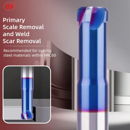 BB Corner Radius End Mill Short Cutting Carbide BL2060 for Steel Iron