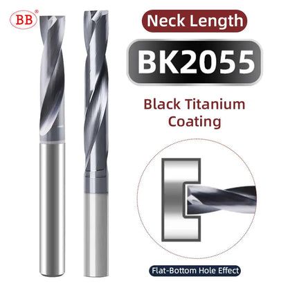 BB Flat Bottom Drill Bit Long Length 2mm-12mm Carbide Hole Drilling Tool BK2055 BL2060
