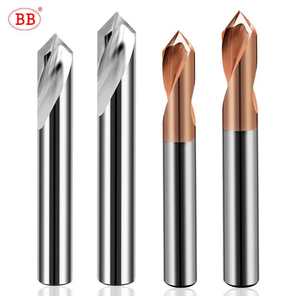 BB NC Spot Drill Carbide Stub Center Bit 60 90 120 Degree 1-20mm Chamfer Location Prepare Guide Pilot Hole CNC Machine Tool