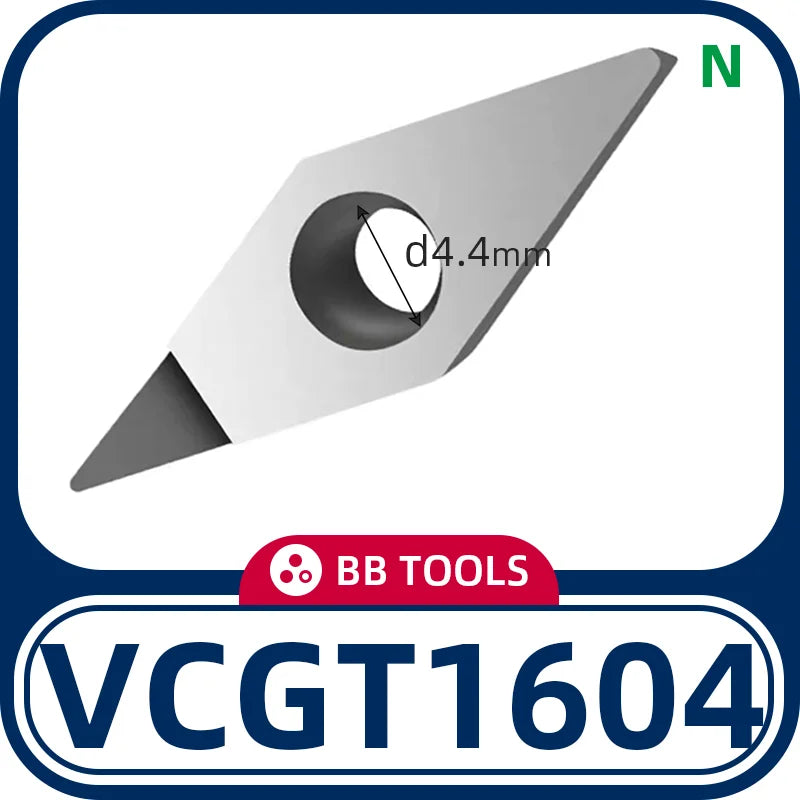 BB VCMT VBMT Insert Solid Carbide CNC Lath Tool Blade VCMT1604 VBMT1604 VCMT1103 for Steel Aluminum Alloy Stainless Steel