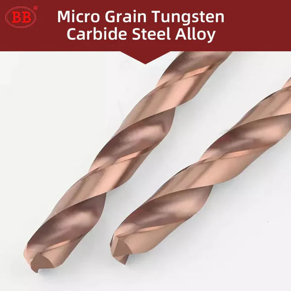 BB 120mm Length Coated Carbide Drill Machine Metal Hole Making Tool for Steel Stainless Steel(2.3~20.0mm)