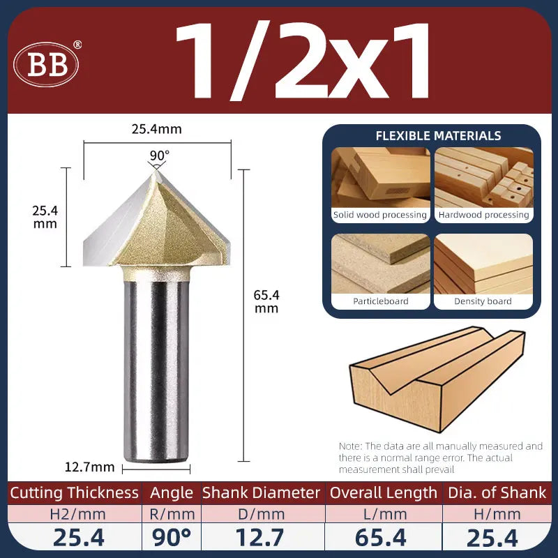 BB V Groove Slot Cutter Woodworking