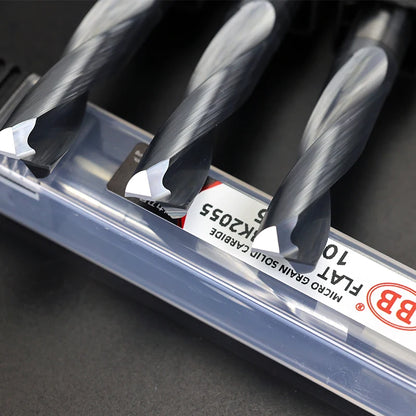 BB Flat Bottom Drill Bit Long Length 2mm-12mm Carbide Hole Drilling Tool BK2055 BL2060