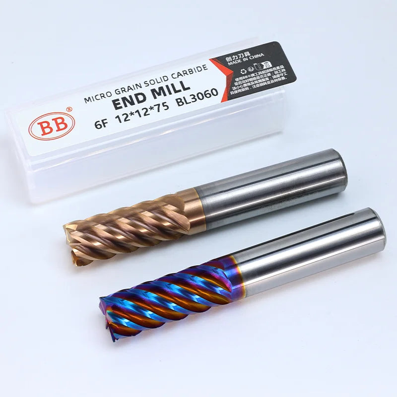 BB Carbide End Mill-6 Flutes CNC Finish Machining