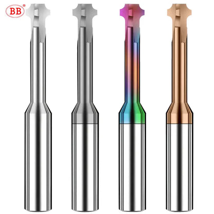 BB Corner Rounding Cutter UP DOWN Cutting Tool Carbide Coated Aluminum Steel R0.2-R3