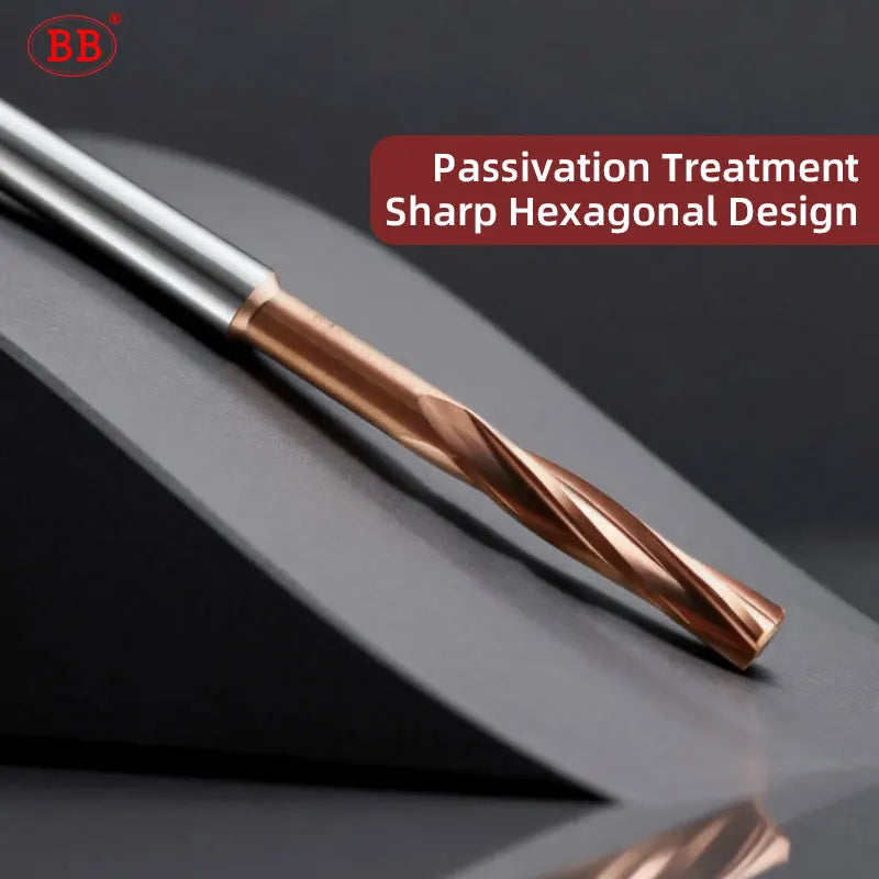 BB Reamer 11-12.1mm Carbide Spiral Flute Pro External Cooling Coated CNC Machine for Metal Steel BB2055