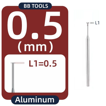 BB Extend Carbide T Slot Milling Cutter Long Neck End Mill CNC Groove Machining Tool for Metal Aluminum Steel 3mm-20mm